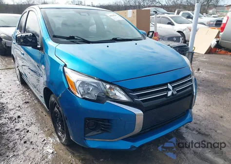 2021 Mitsubishi Mirage Carbonite Edition/Es/Le from USA, damaged, VIN ML32AUHJ6MH002565